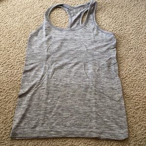Gray tank top lululemon size S